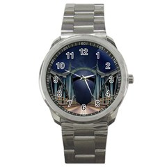 Bridge Mars Space Planet Sport Metal Watch by Sapixe