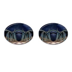 Bridge Mars Space Planet Cufflinks (oval)