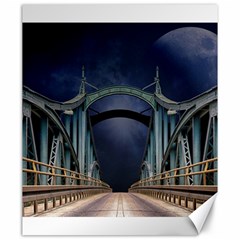 Bridge Mars Space Planet Canvas 20  X 24   by Sapixe