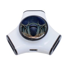 Bridge Mars Space Planet 3-port Usb Hub by Sapixe