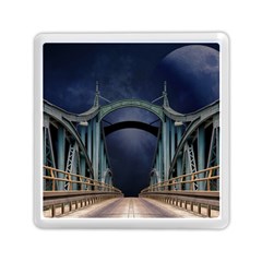 Bridge Mars Space Planet Memory Card Reader (square)  by Sapixe