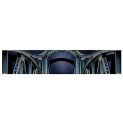 Bridge Mars Space Planet Small Flano Scarf by Sapixe