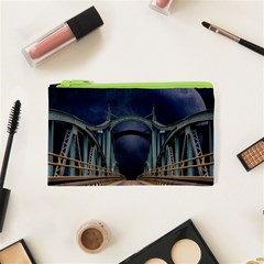 Bridge Mars Space Planet Cosmetic Bag (xs) by Sapixe