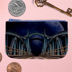 Bridge Mars Space Planet Large Coin Purse by Sapixe