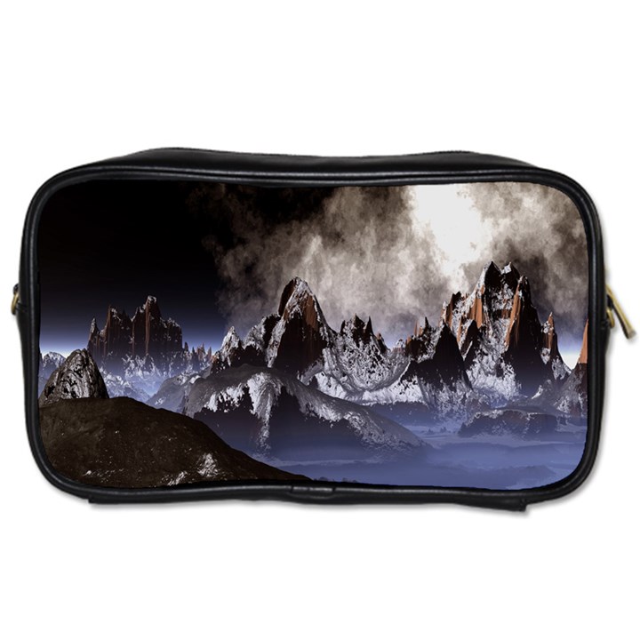 Mountains Moon Earth Space Toiletries Bags 2-Side