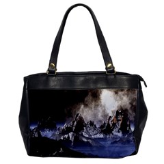 Mountains Moon Earth Space Office Handbags by Sapixe