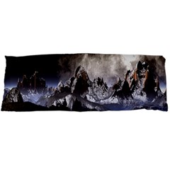 Mountains Moon Earth Space Body Pillow Case Dakimakura (two Sides) by Sapixe