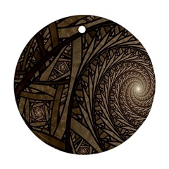 Abstract Pattern Graphics Round Ornament (two Sides) by Sapixe