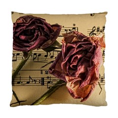 Sheet Music Manuscript Old Time Standard Cushion Case (two Sides) by Sapixe