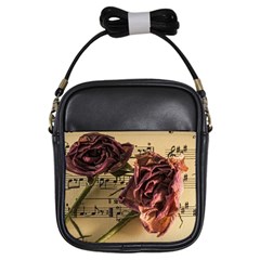 Sheet Music Manuscript Old Time Girls Sling Bags by Sapixe