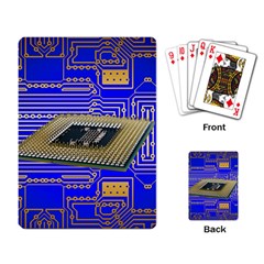 Processor Cpu Board Circuits Playing Card by Sapixe