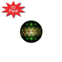 Fractal Art Digital Art 1  Mini Buttons (10 Pack) 