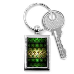 Fractal Art Digital Art Key Chains (rectangle)  by Sapixe