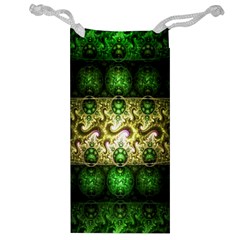 Fractal Art Digital Art Jewelry Bag by Sapixe