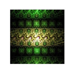 Fractal Art Digital Art Small Satin Scarf (square) by Sapixe