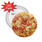 Vintage Digital Graphics Flower 2.25  Buttons (100 pack)  Front