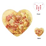 Vintage Digital Graphics Flower Playing Cards (Heart)  Front