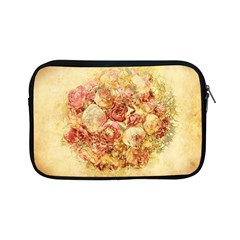 Vintage Digital Graphics Flower Apple Ipad Mini Zipper Cases by Sapixe