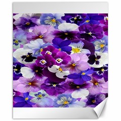 Graphic Background Pansy Easter Canvas 16  X 20   by Sapixe