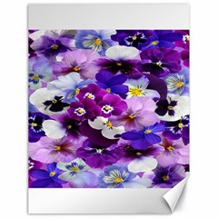 Graphic Background Pansy Easter Canvas 18  X 24   by Sapixe