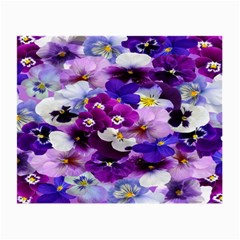 Graphic Background Pansy Easter Small Glasses Cloth (2-side) by Sapixe