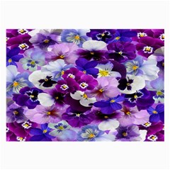 Graphic Background Pansy Easter Large Glasses Cloth by Sapixe