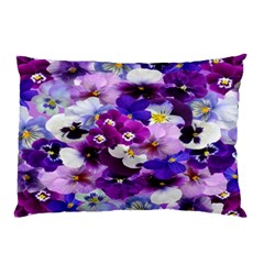 Graphic Background Pansy Easter Pillow Case by Sapixe