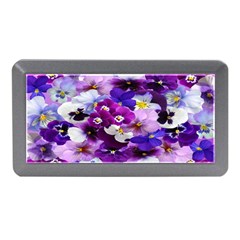 Graphic Background Pansy Easter Memory Card Reader (mini) by Sapixe