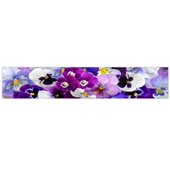 Graphic Background Pansy Easter Large Flano Scarf  by Sapixe