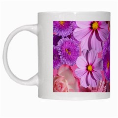 Flowers Blossom Bloom Nature Color White Mugs