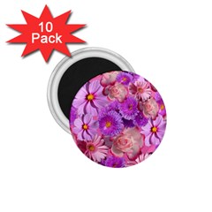 Flowers Blossom Bloom Nature Color 1 75  Magnets (10 Pack)  by Sapixe