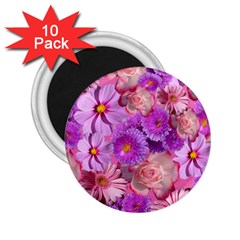 Flowers Blossom Bloom Nature Color 2 25  Magnets (10 Pack)  by Sapixe