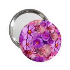 Flowers Blossom Bloom Nature Color 2 25  Handbag Mirrors by Sapixe