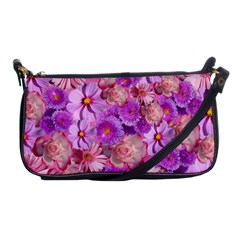 Flowers Blossom Bloom Nature Color Shoulder Clutch Bags by Sapixe