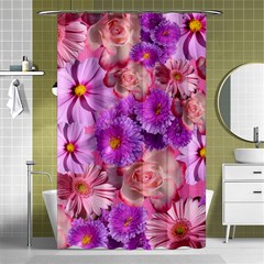 Flowers Blossom Bloom Nature Color Shower Curtain 48  X 72  (small)  by Sapixe