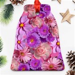 Flowers Blossom Bloom Nature Color Ornament (Bell) Front