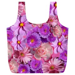 Flowers Blossom Bloom Nature Color Full Print Recycle Bags (l)  by Sapixe