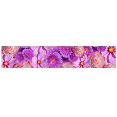 Flowers Blossom Bloom Nature Color Large Flano Scarf 