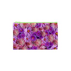 Flowers Blossom Bloom Nature Color Cosmetic Bag (xs)