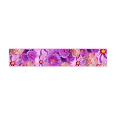 Flowers Blossom Bloom Nature Color Flano Scarf (mini) by Sapixe