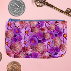 Flowers Blossom Bloom Nature Color Large Coin Purse by Sapixe