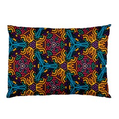 Grubby Colors Kaleidoscope Pattern Pillow Case by Sapixe