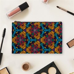 Grubby Colors Kaleidoscope Pattern Cosmetic Bag (medium)  by Sapixe