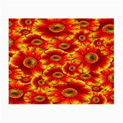 Gerbera Flowers Nature Plant Small Glasses Cloth (2-side) by Sapixe