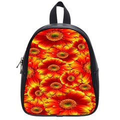 Gerbera Flowers Nature Plant School Bag (small) by Sapixe