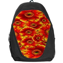 Gerbera Flowers Nature Plant Backpack Bag by Sapixe