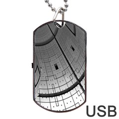 Graphic Design Background Dog Tag Usb Flash (one Side) by Sapixe