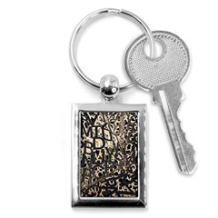 Pattern Design Texture Wallpaper Key Chains (rectangle)  by Sapixe