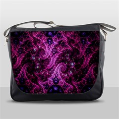 Fractal Art Digital Art Messenger Bags by Sapixe