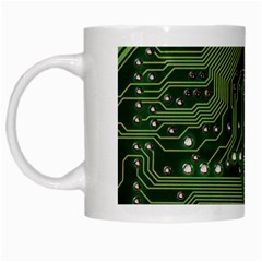 Board Computer Chip Data Processing White Mugs by Sapixe